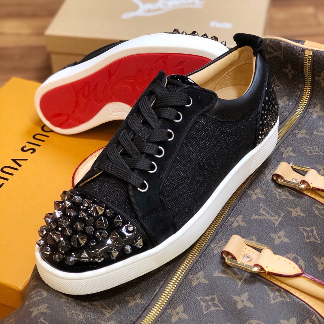 Christian Louboutin Sneaker Junior Spikes Flat