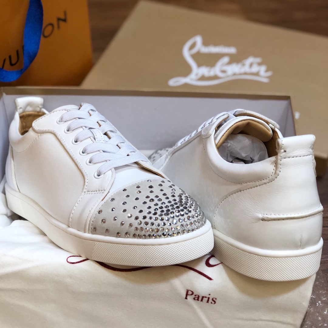 Christian Louboutin Sneaker Junior Spikes Flat