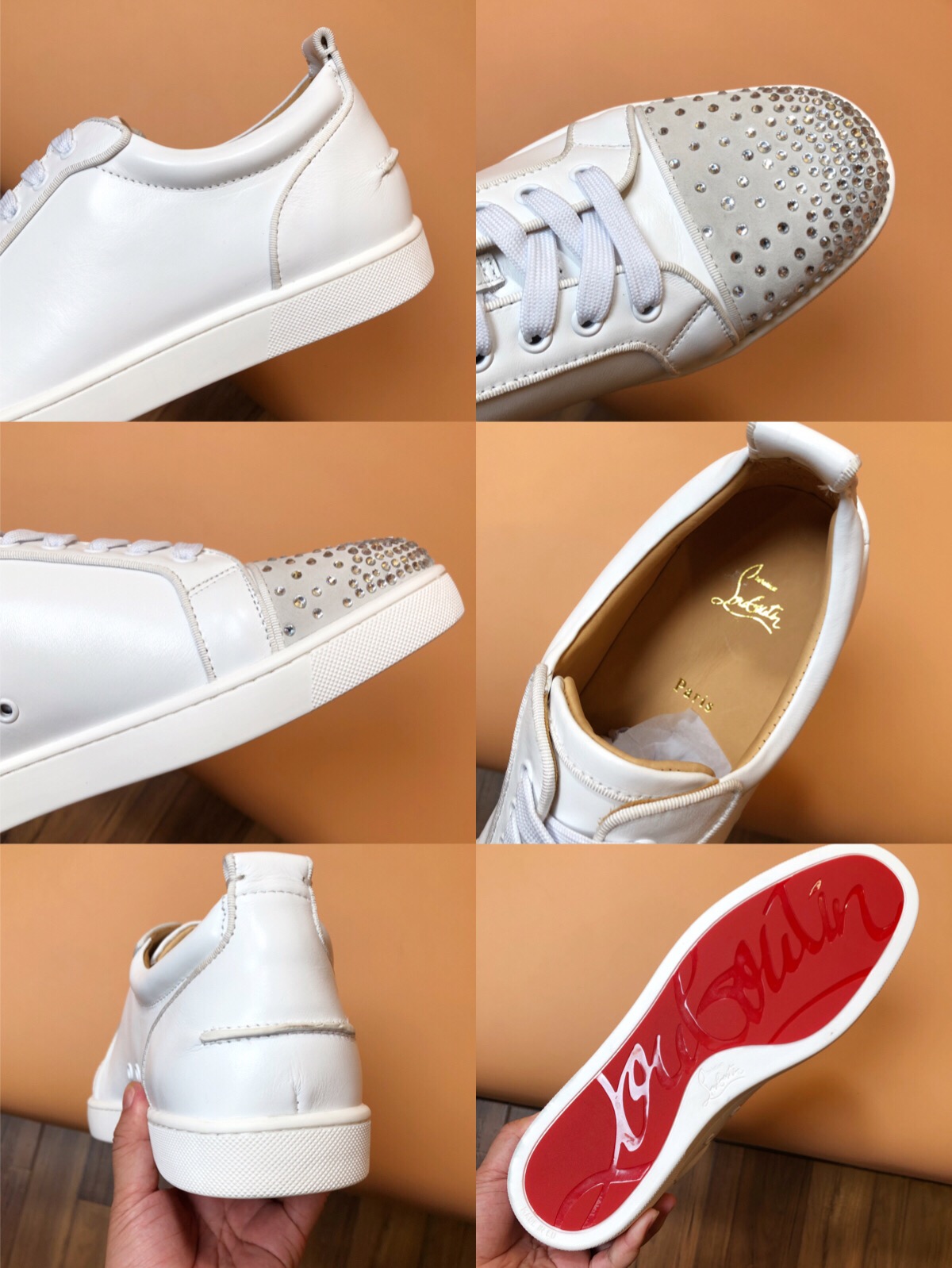 Christian Louboutin Sneaker Junior Spikes Flat