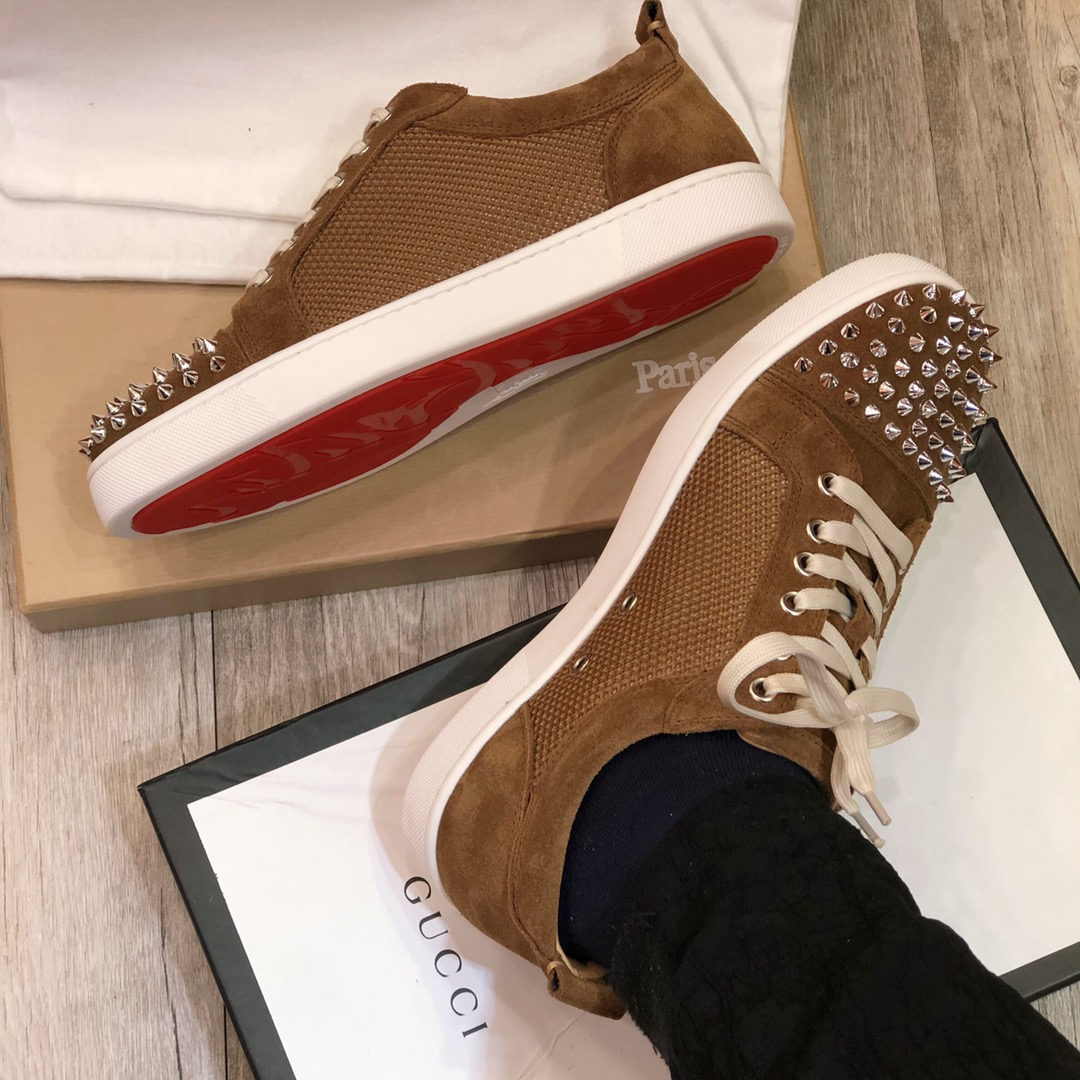 Christian Louboutin Sneaker Junior Spikes Flat