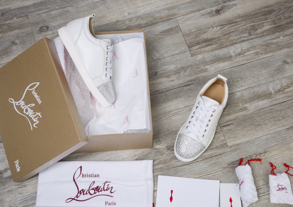 Christian Louboutin Sneaker Junior Spikes Flat