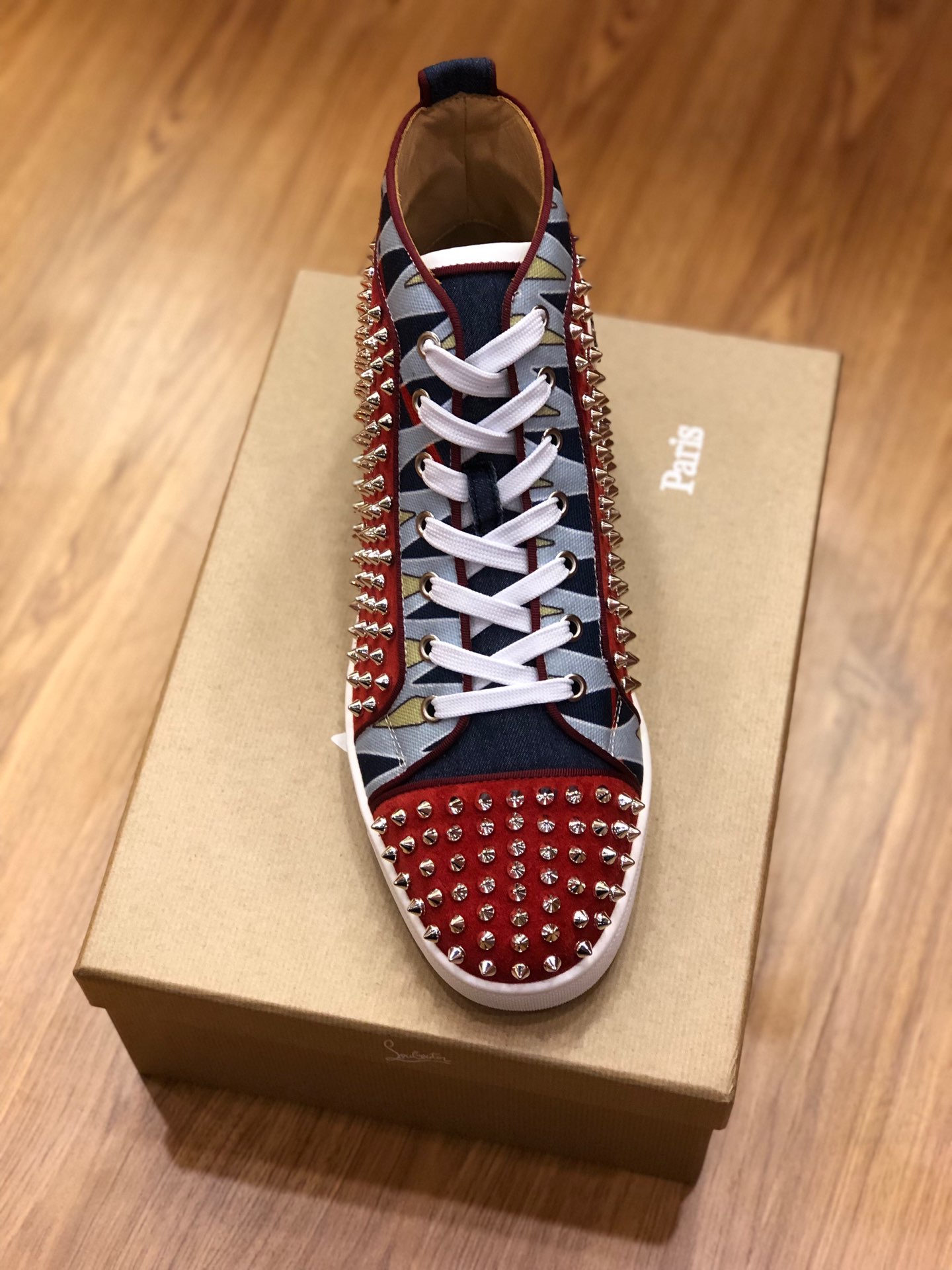 Christian Louboutin Sneaker Junior Spikes Flat