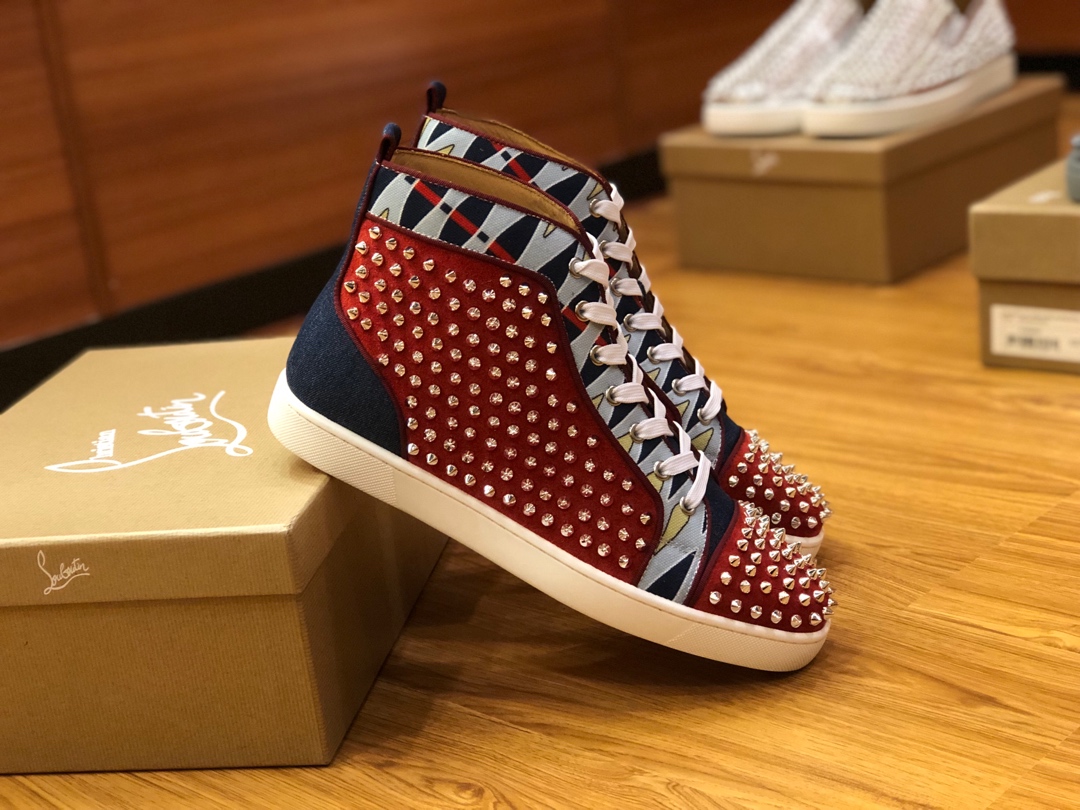 Christian Louboutin Sneaker Junior Spikes Flat