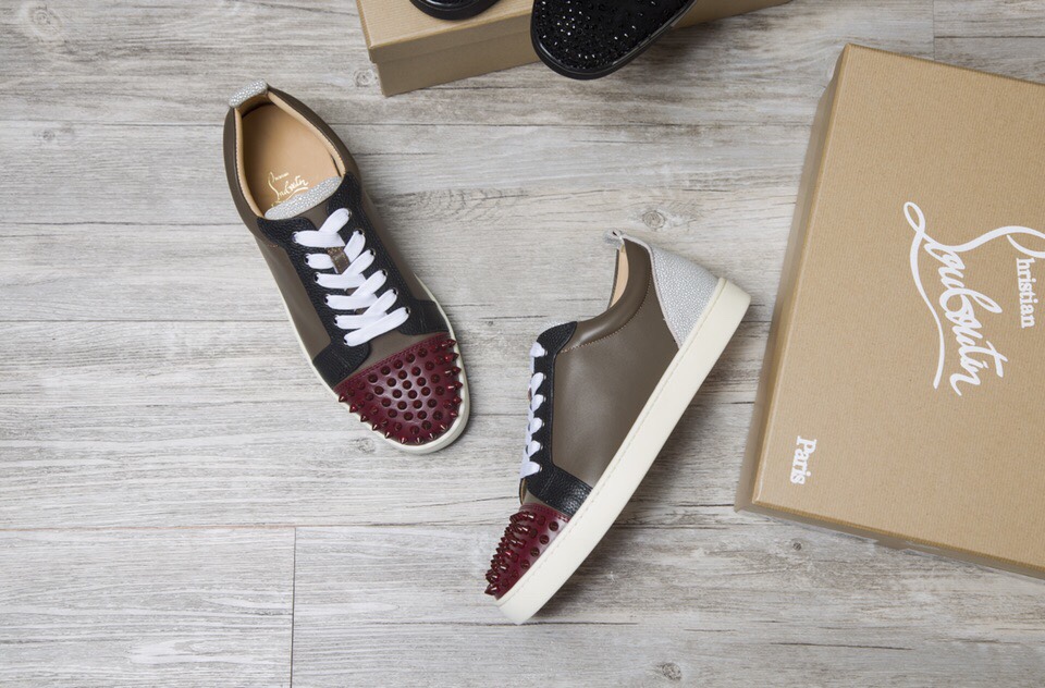 Christian Louboutin Sneaker Junior Spikes Flat