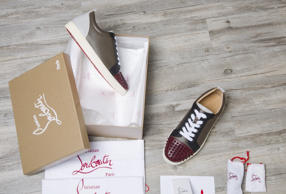 Christian Louboutin Sneaker Junior Spikes Flat