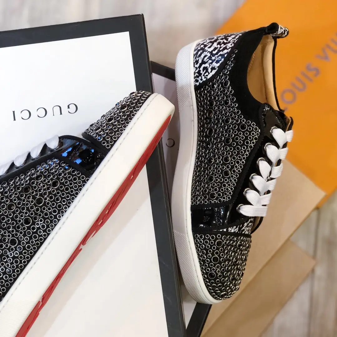 Christian Louboutin Sneaker Junior Spikes Flat