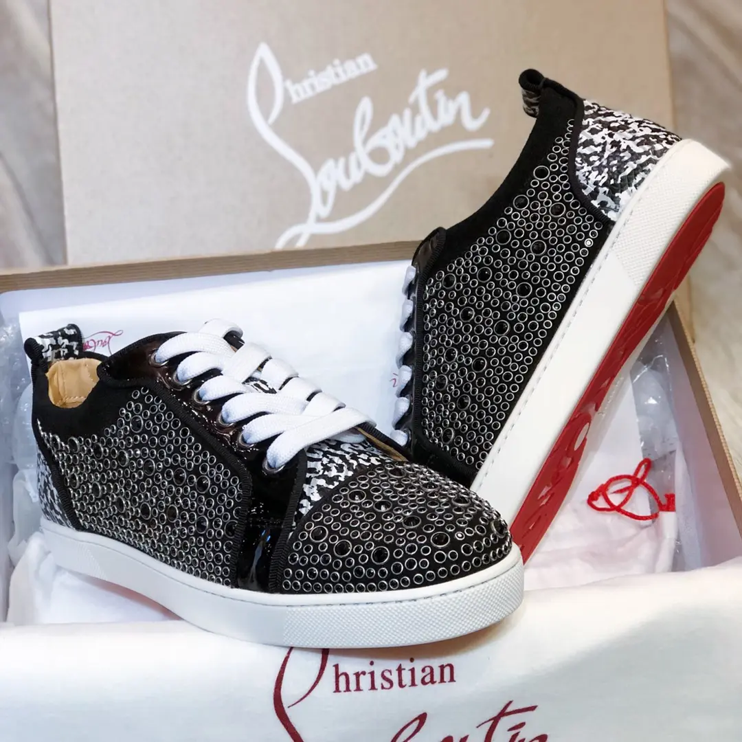 Christian Louboutin Sneaker Junior Spikes Flat