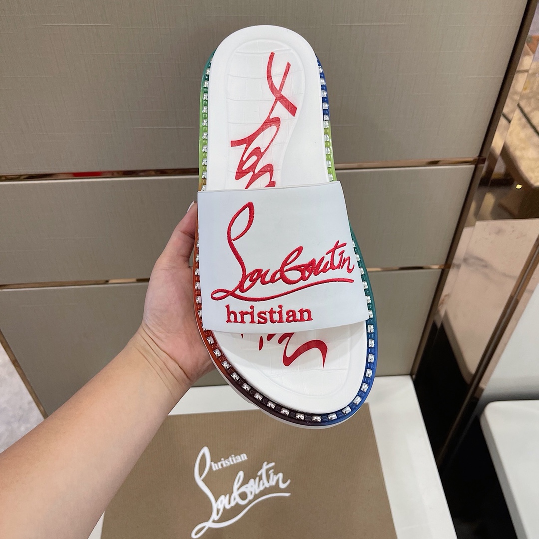 Christian louboutin Slipper in White