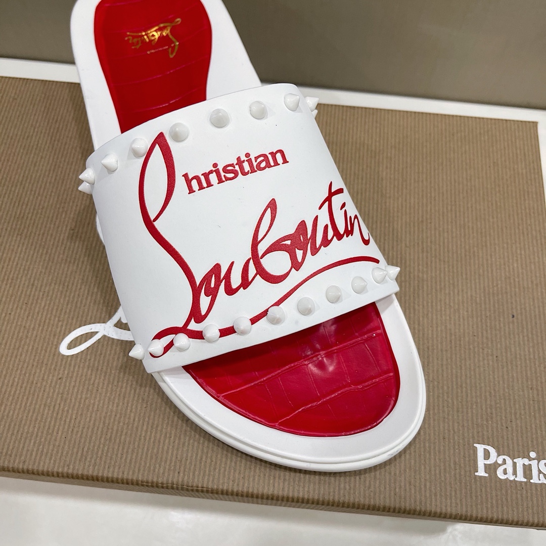 Christian louboutin Slipper in White