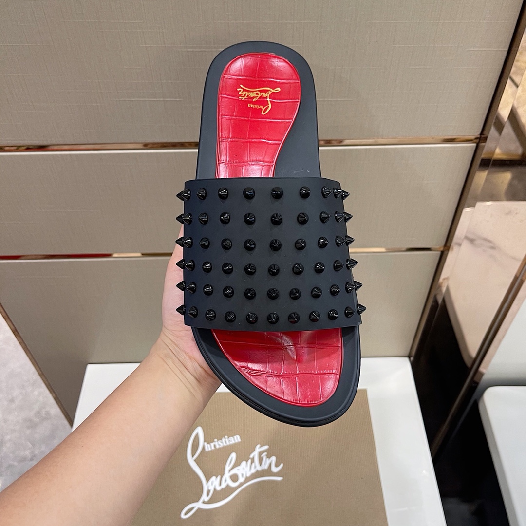 Christian louboutin Slipper in Black