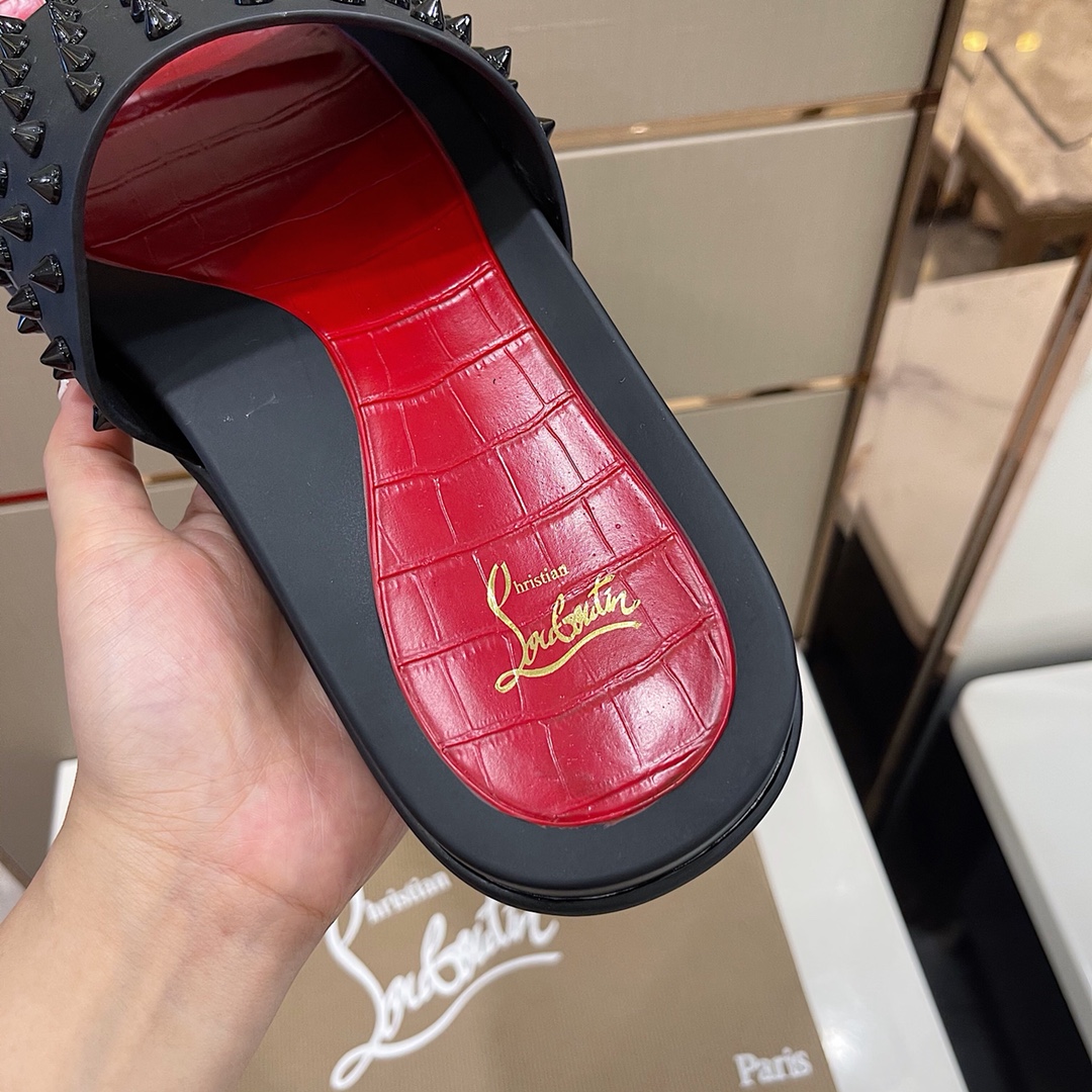 Christian louboutin Slipper in Black