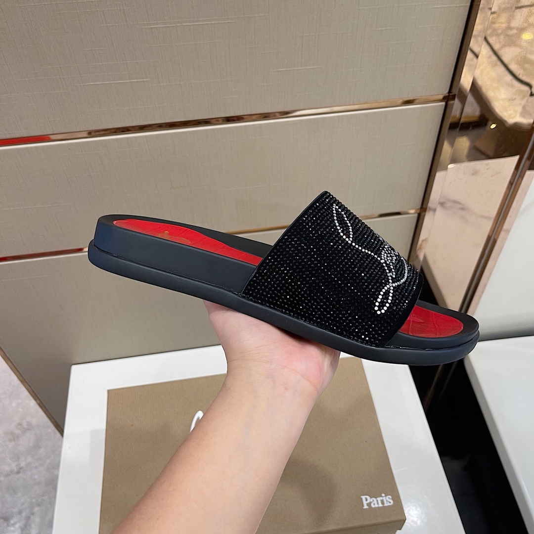 Christian louboutin Slipper in Black