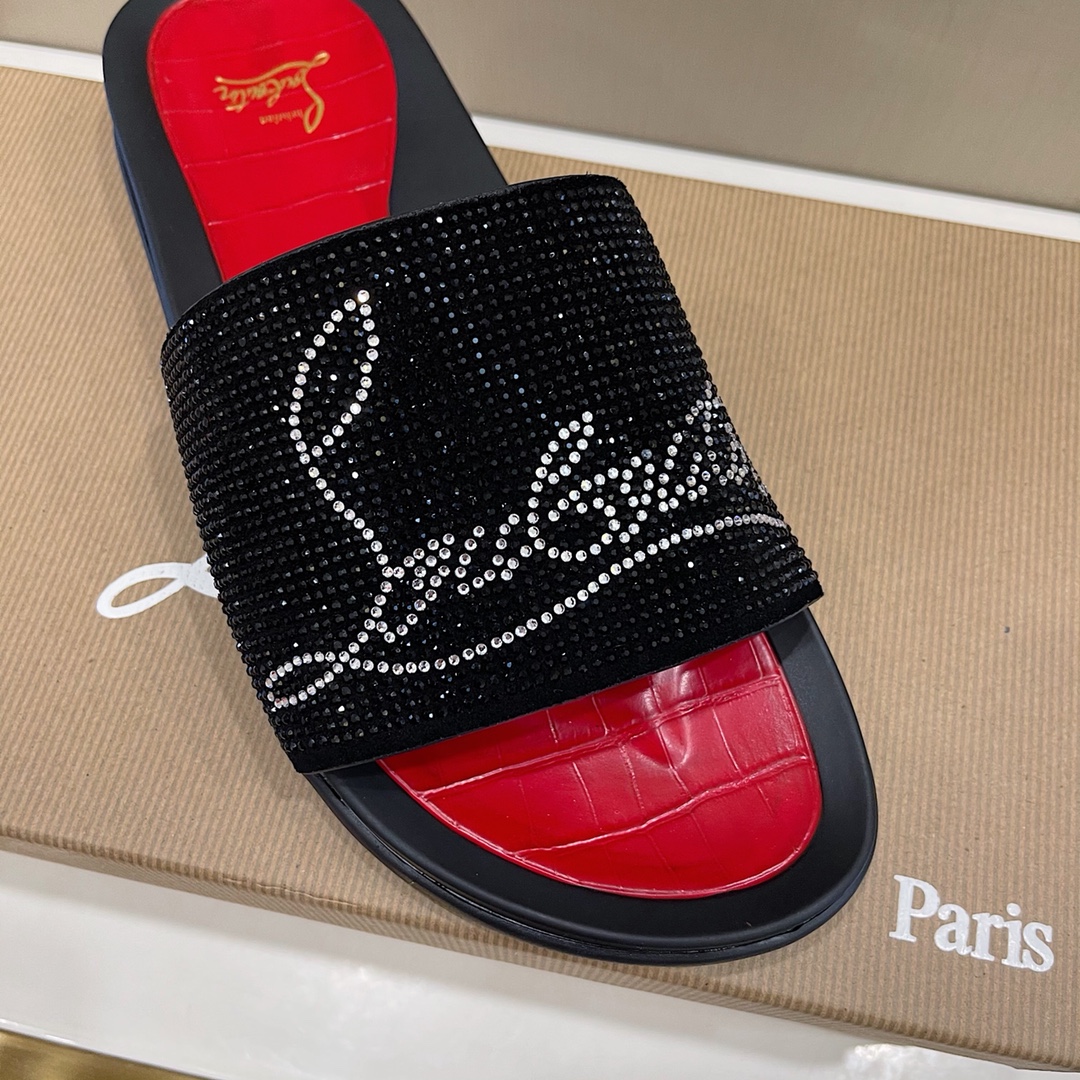 Christian louboutin Slipper in Black