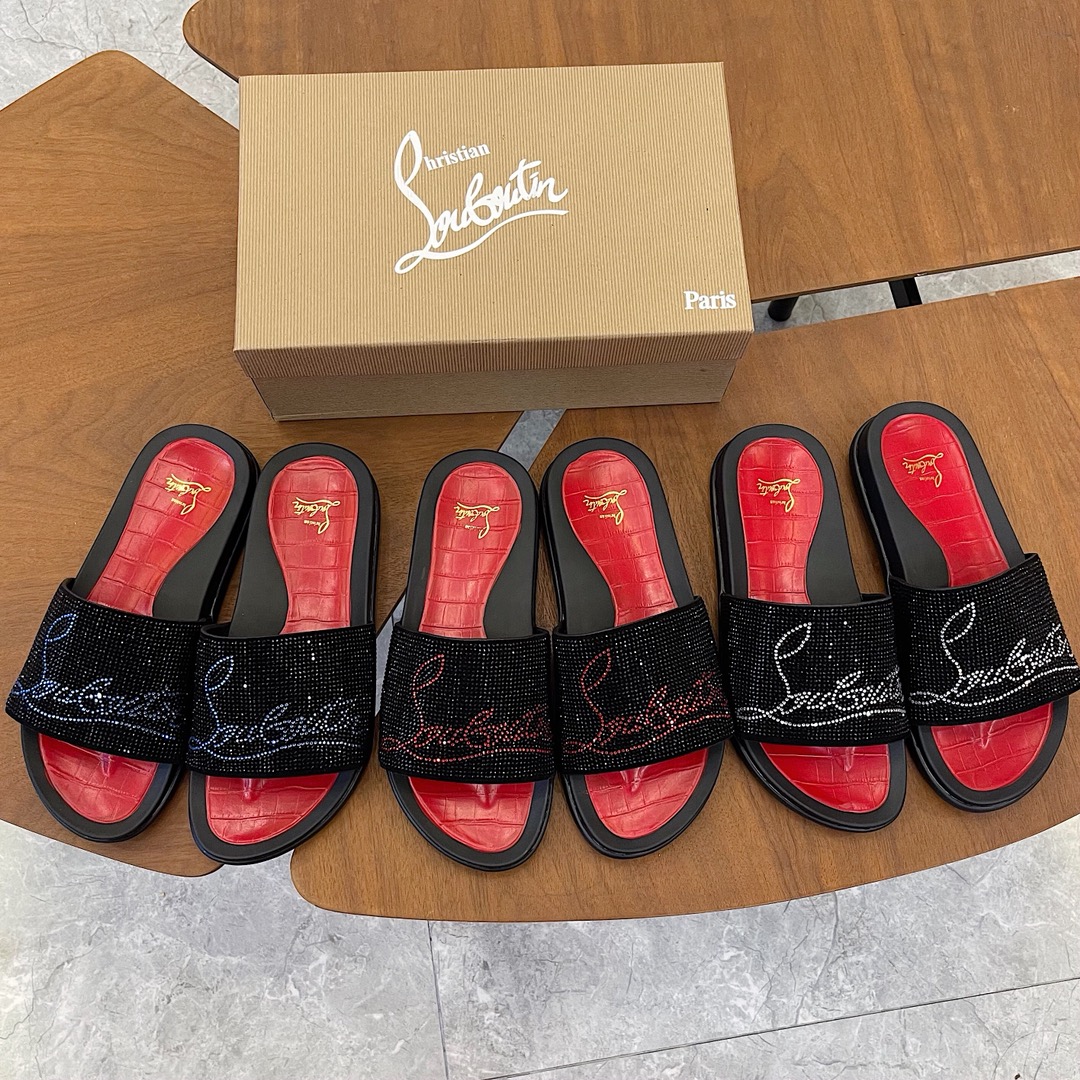 Christian louboutin Slipper in Black