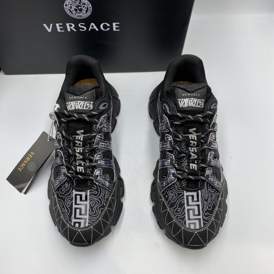 Versace Sneaker Trigreca in Black