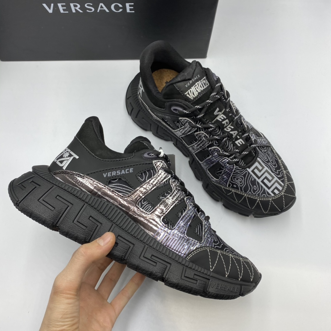 Versace Sneaker Trigreca in Black