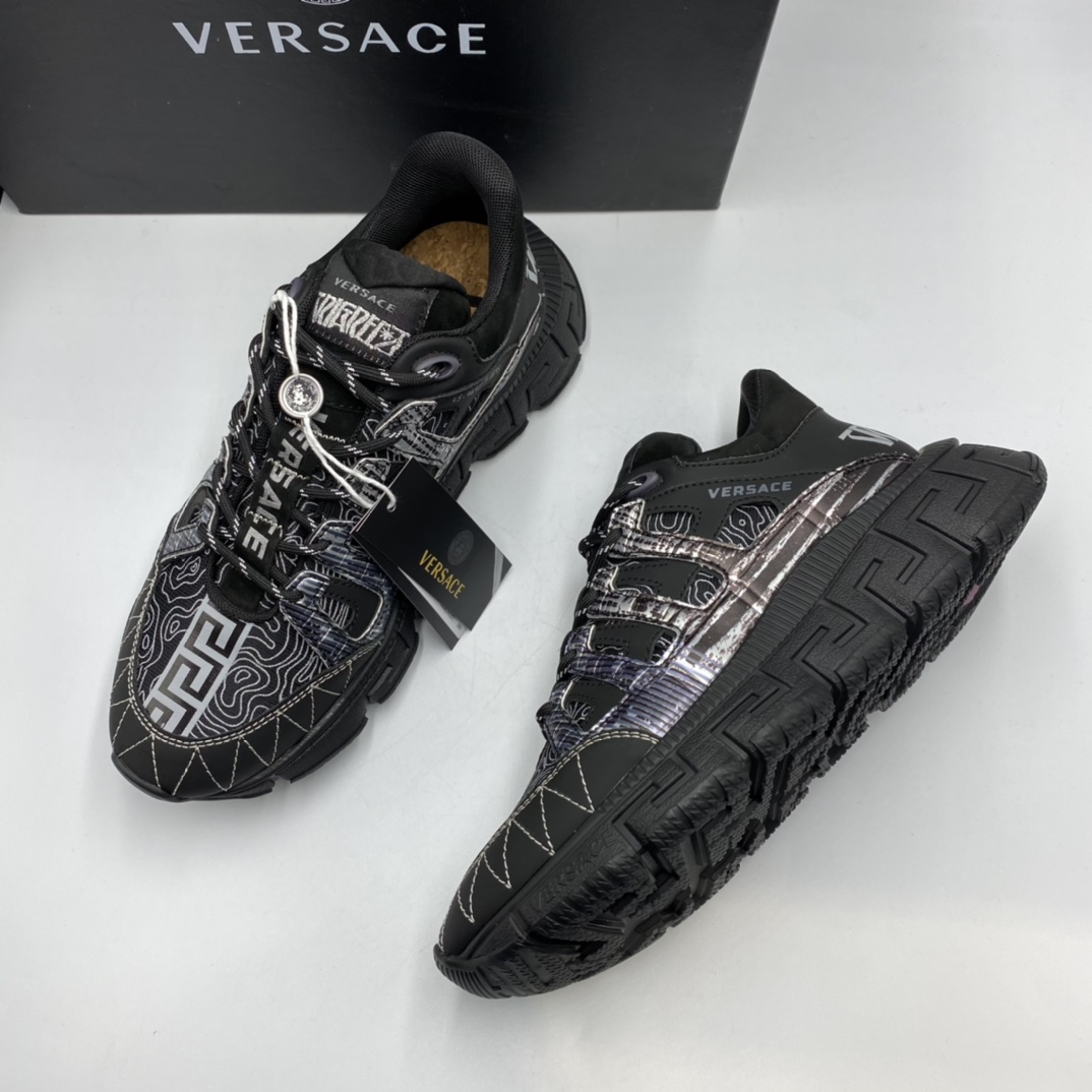 Versace Sneaker Trigreca in Black