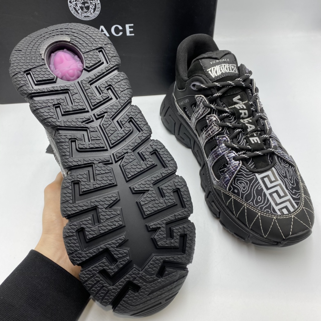 Versace Sneaker Trigreca in Black