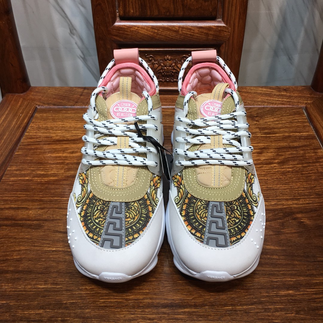 Versace Sneaker Chain Reaction in White