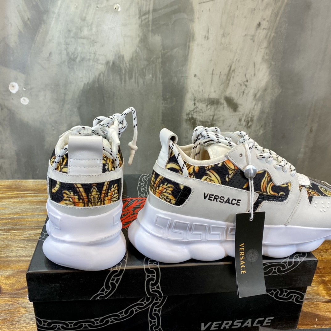 Versace Sneaker Chain Reaction in White