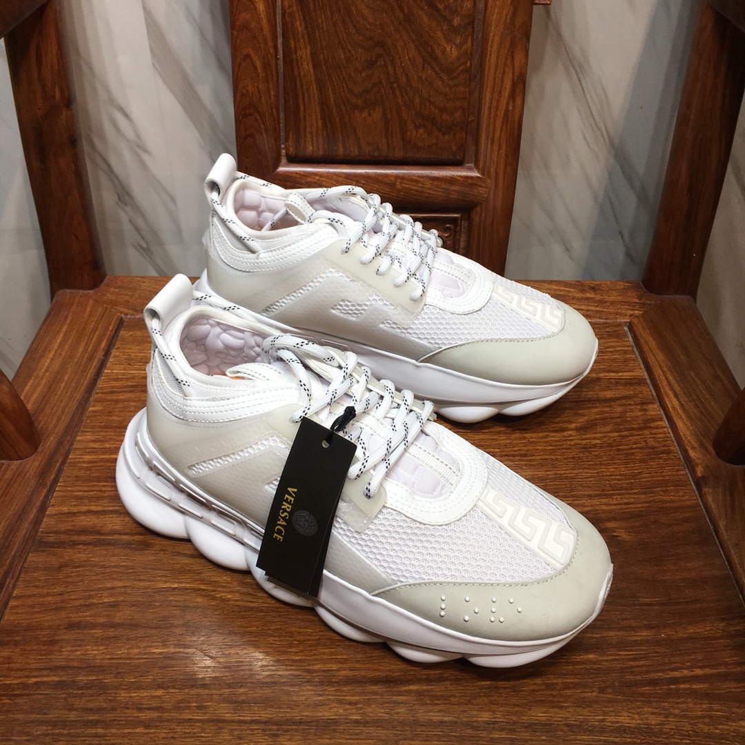 Versace Sneaker Chain Reaction in White