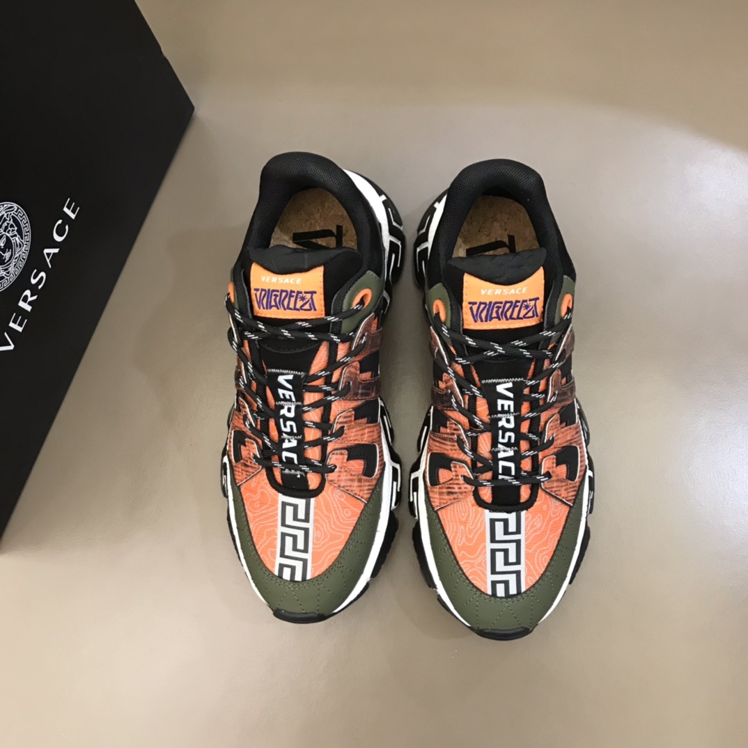 Versace Sneaker Chain Reaction in Orange
