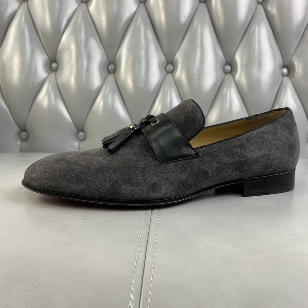 Christian Louboutin Dandelion Flat in Gray