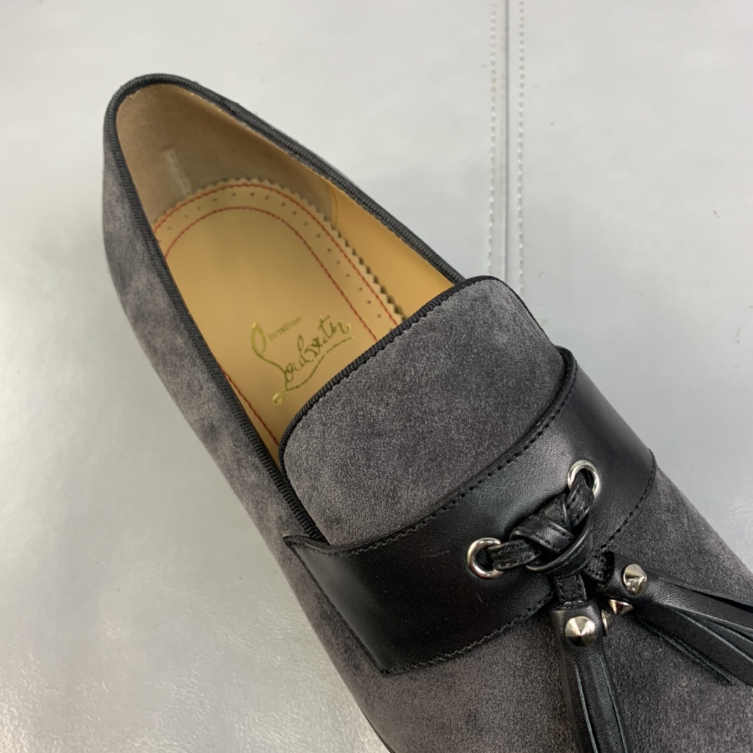 Christian Louboutin Dandelion Flat in Gray