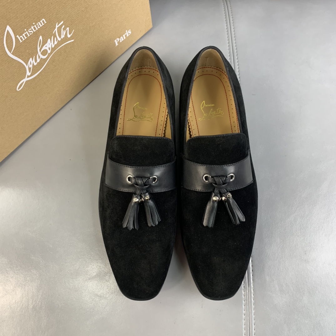 Christian Louboutin Dandelion Flat in Black