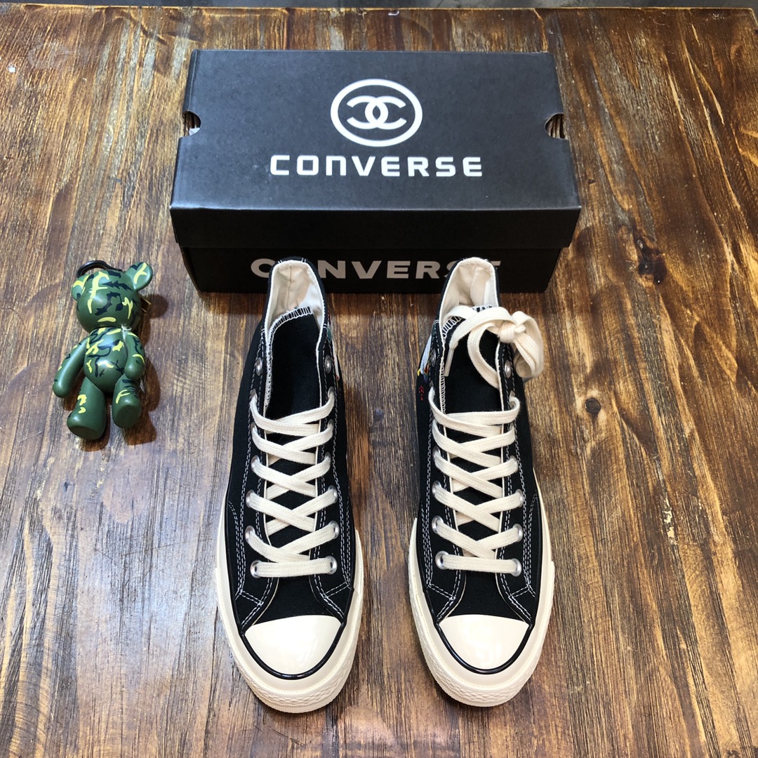 Chanel x convers 1970 in black