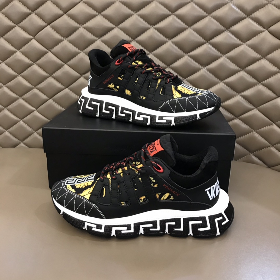 Versace Sneaker Chain Reaction in Black