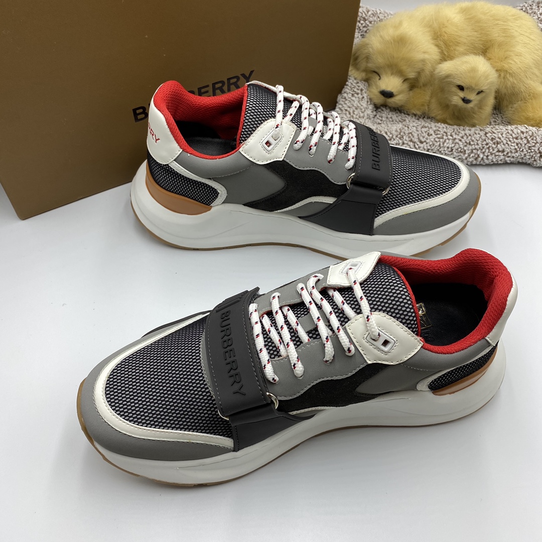 BurBerry Sneaker in Grey with Black