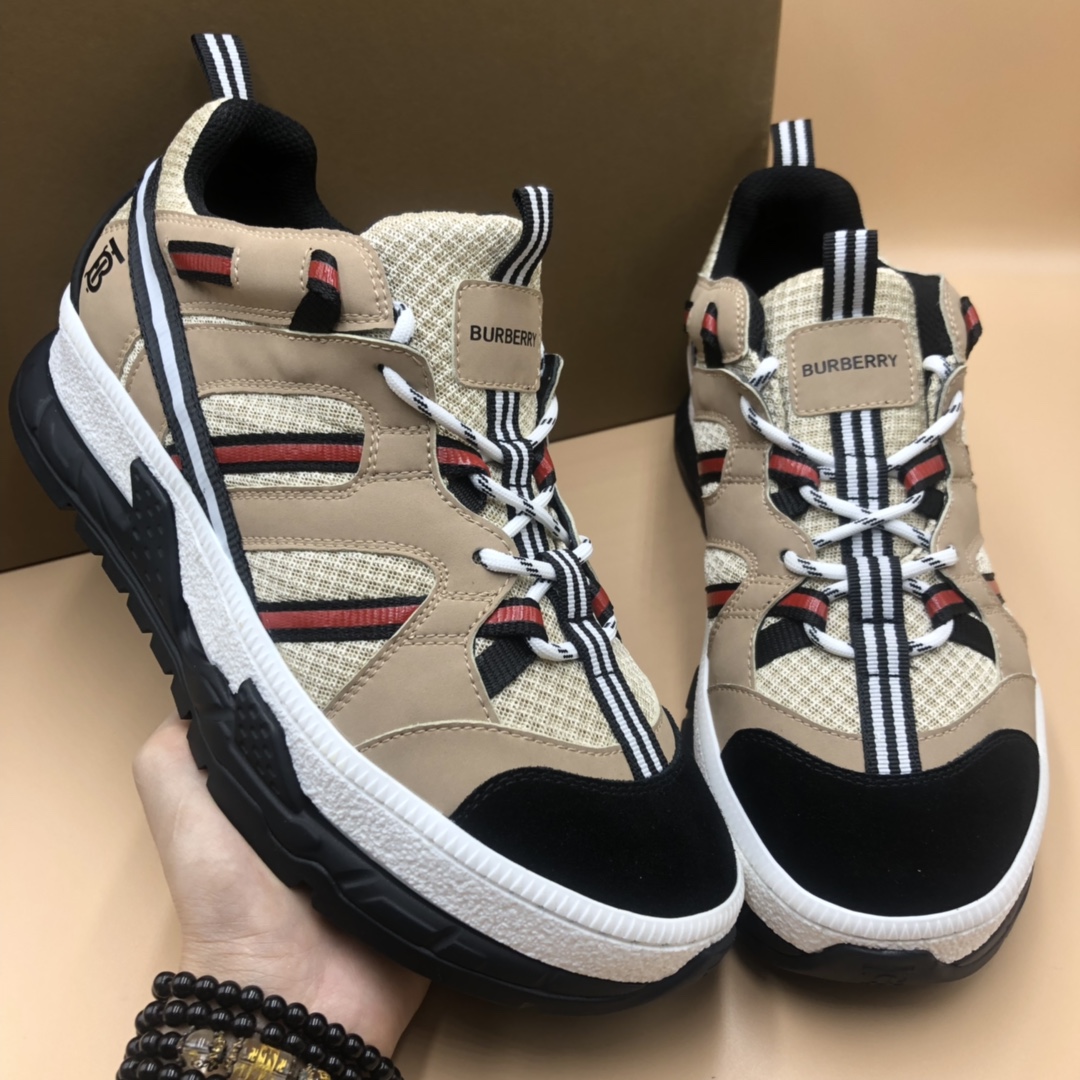 BurBerry Sneaker in Brown with Black