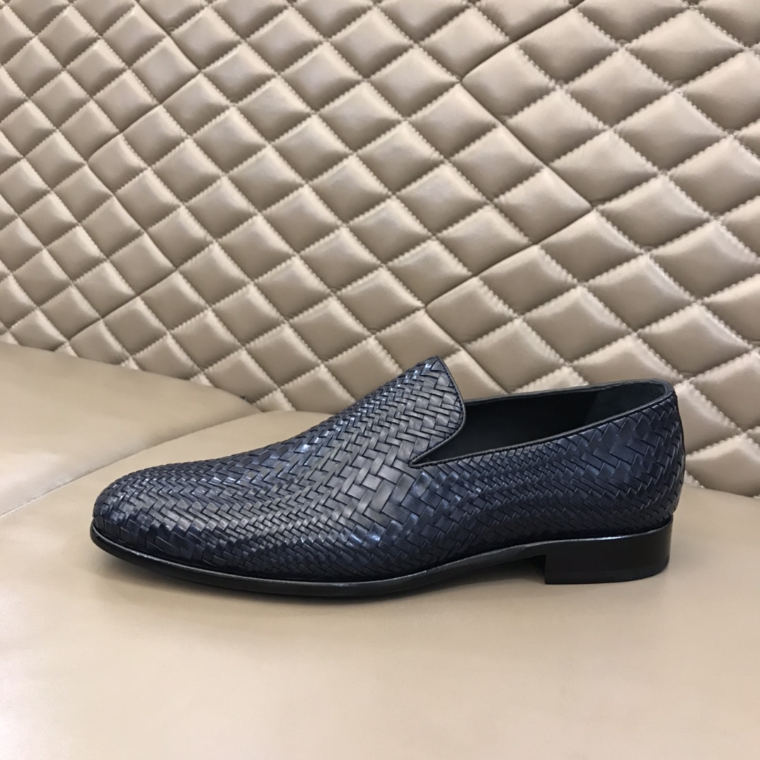 Bottega Veneta Lofer in Blue Leather