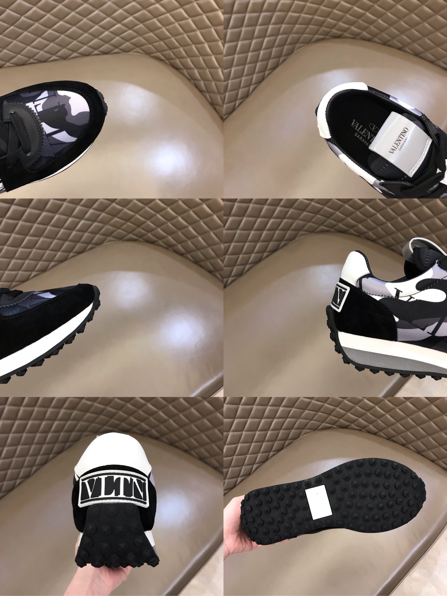 Valentino Sneaker Roller in Black