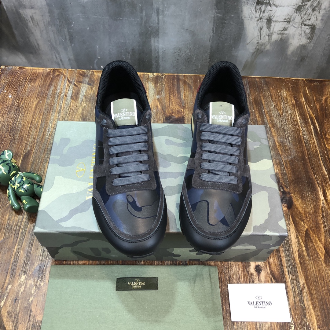 Valentino Sneaker Rockrunner in Black