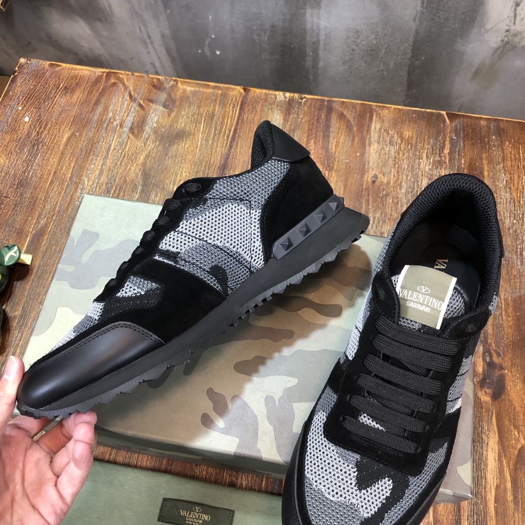 Valentino Sneaker Rockrunner in Black