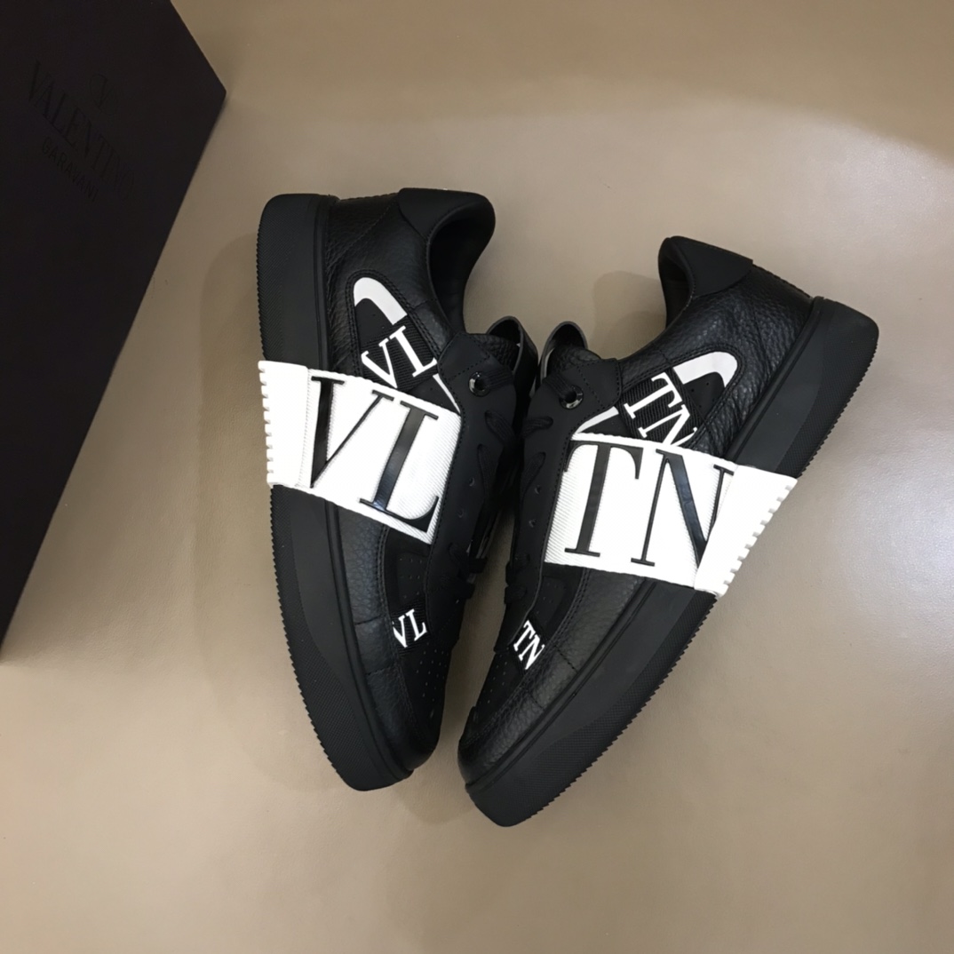 Valentino Sneaker Low-Top Calfskin with Bands