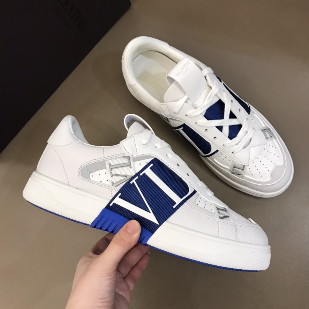 Valentino Sneaker Low-Top Calfskin with Bands