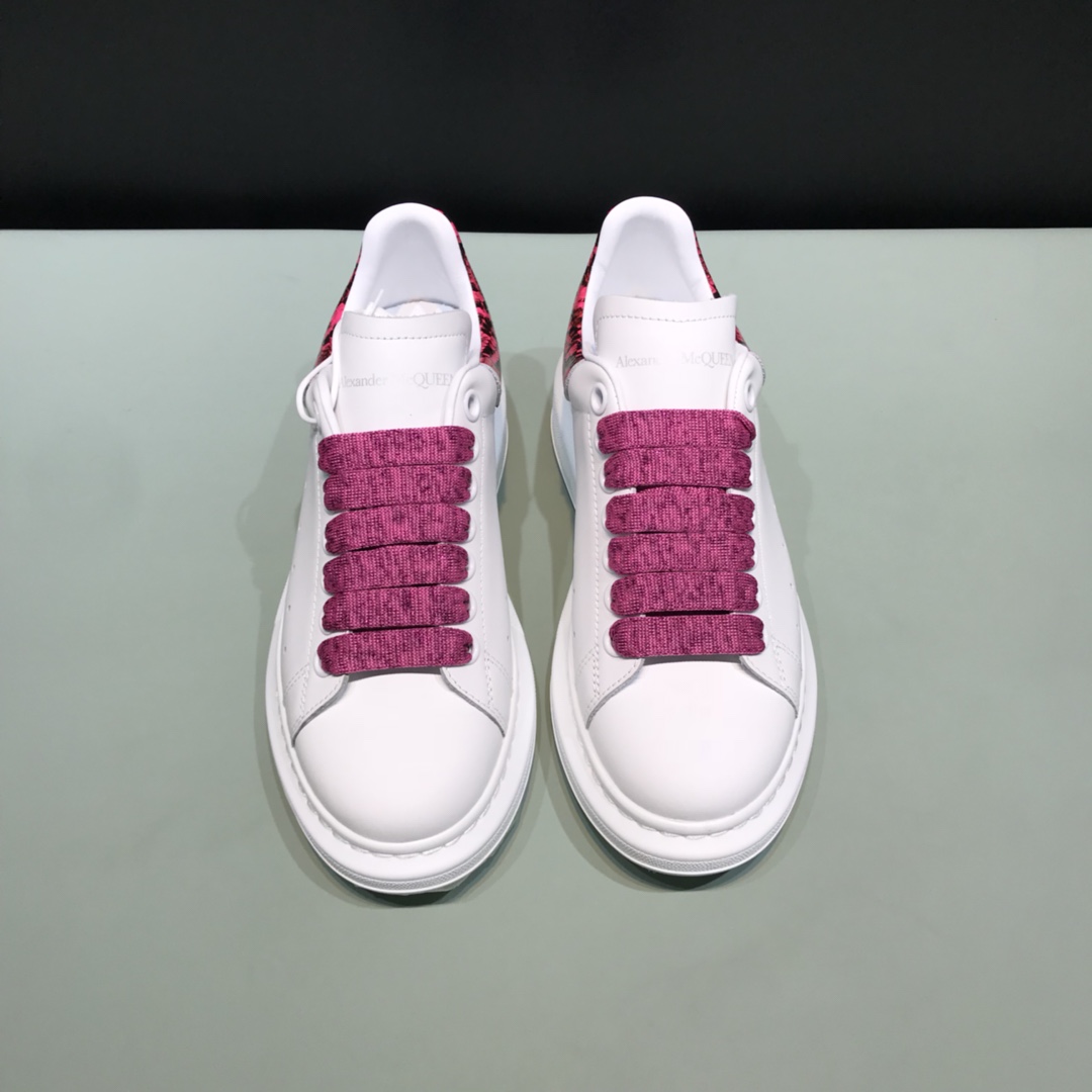 Alexander McQueen Sneaker Oversized Pink Lace-up