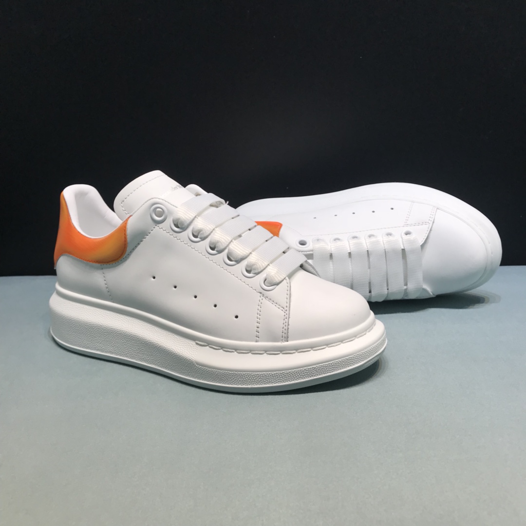 Alexander McQueen Sneaker Oversized Orange Heel