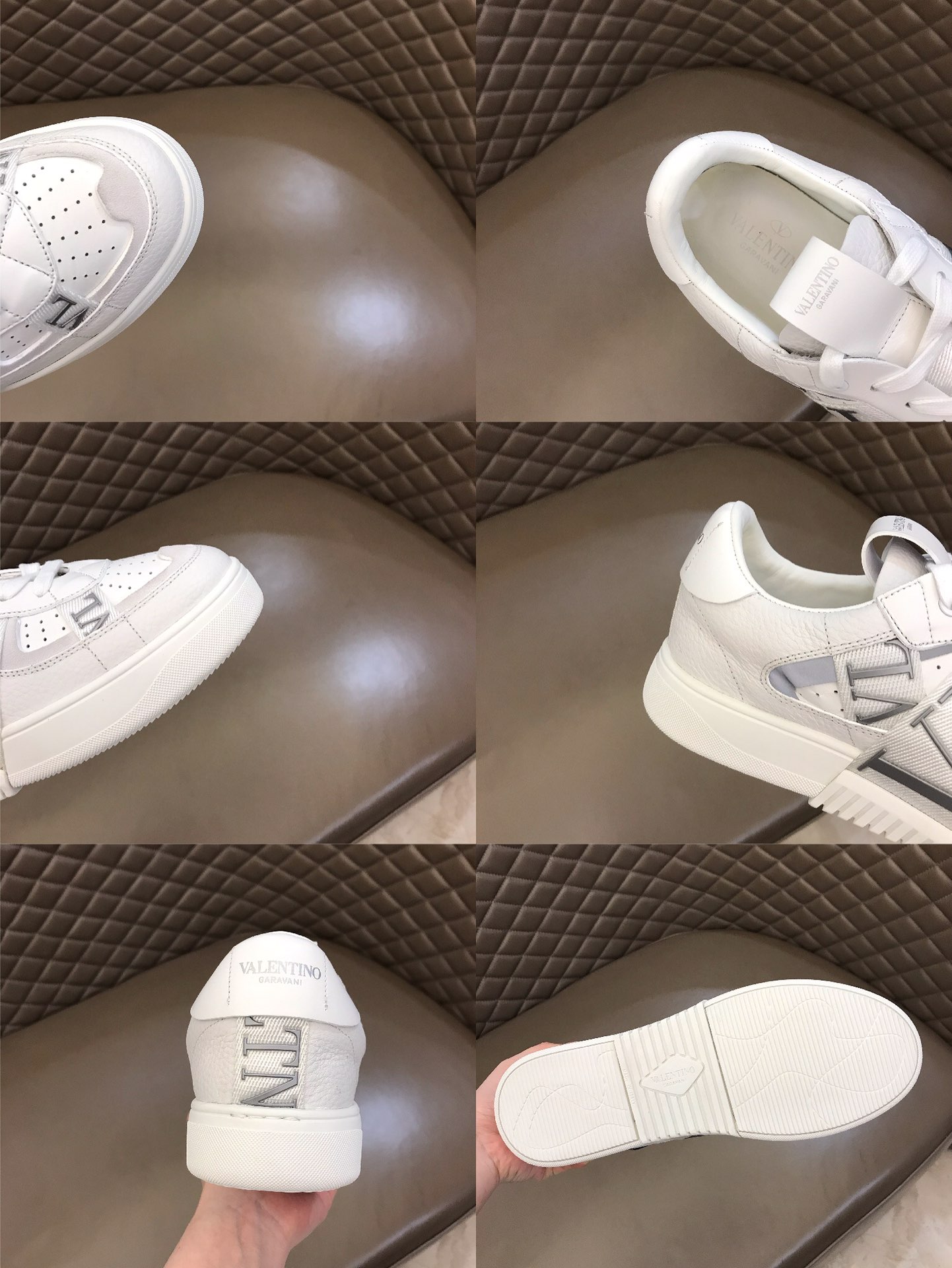 Valentino Sneaker Low-Top Calfskin with Bands