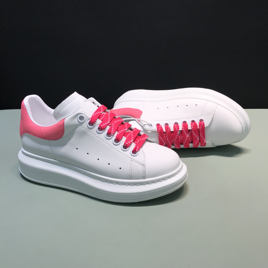 Alexander McQueen Sneaker Oversized in Pink Heel