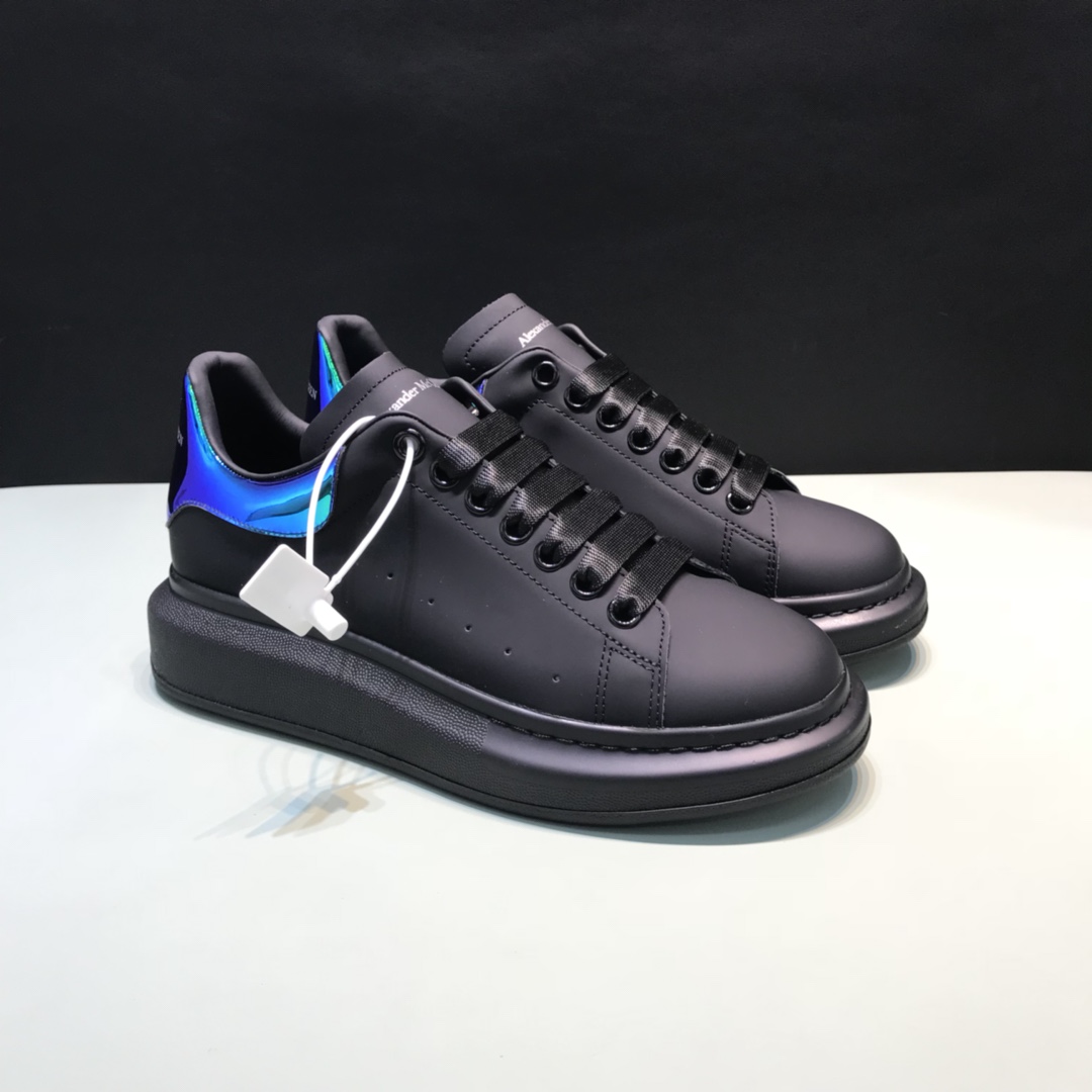 Alexander McQueen Sneaker Oversized in Blue Heel