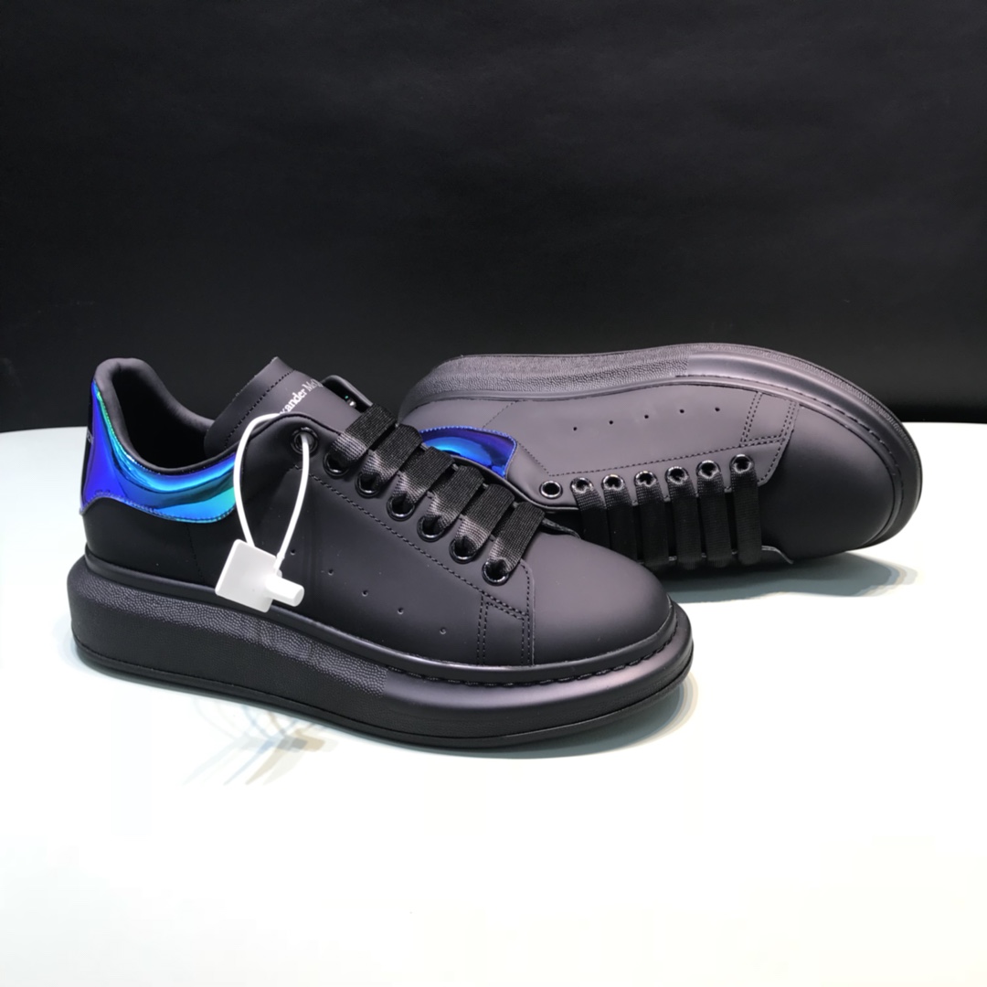 Alexander McQueen Sneaker Oversized in Blue Heel