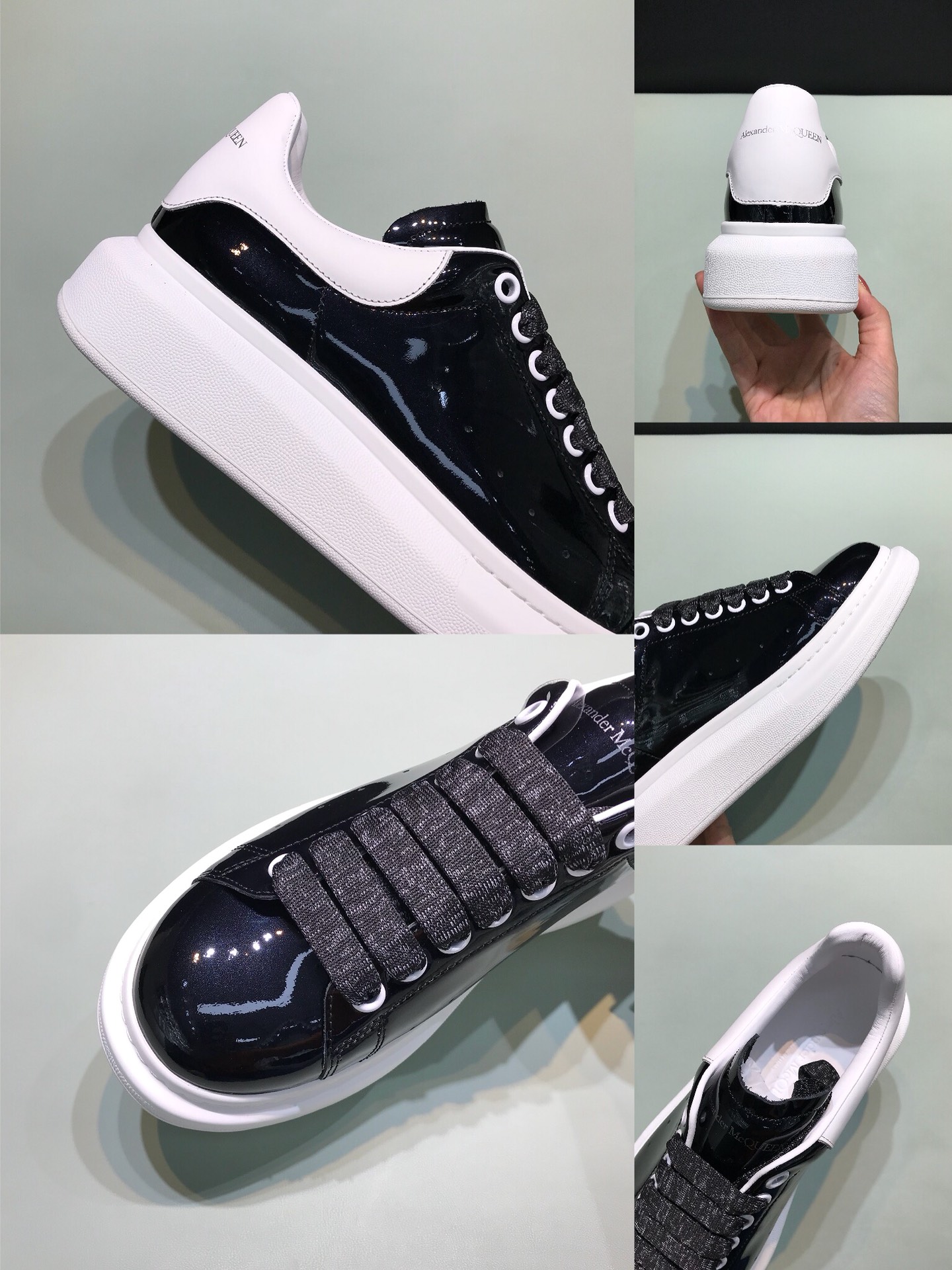 Alexander McQueen Sneaker Oversized in Black