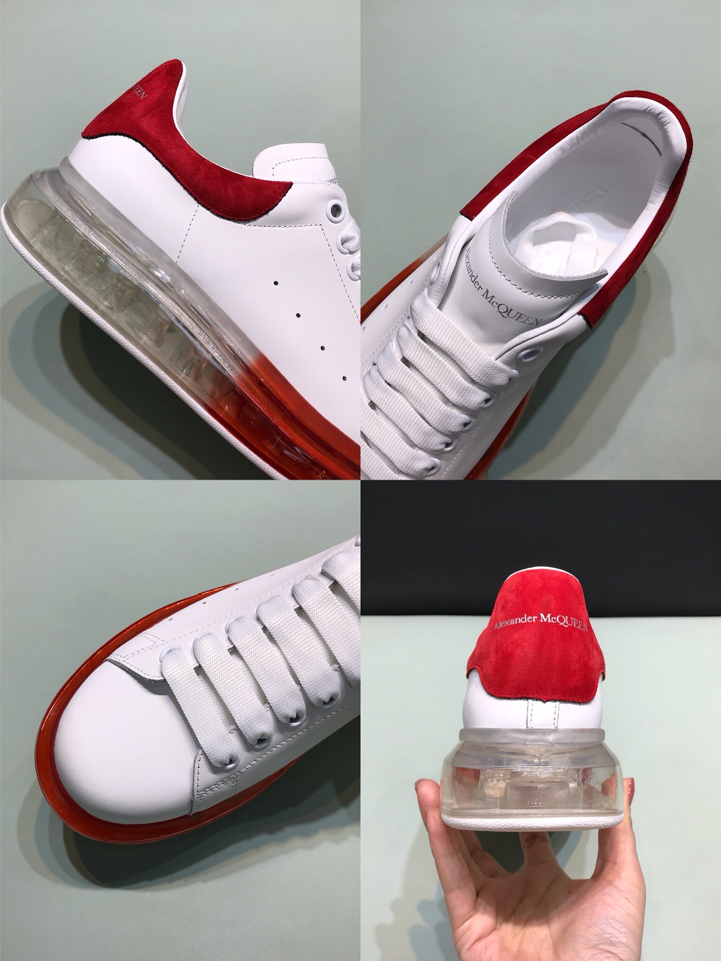 Alexander McQueen Sneaker Oversized Half Red