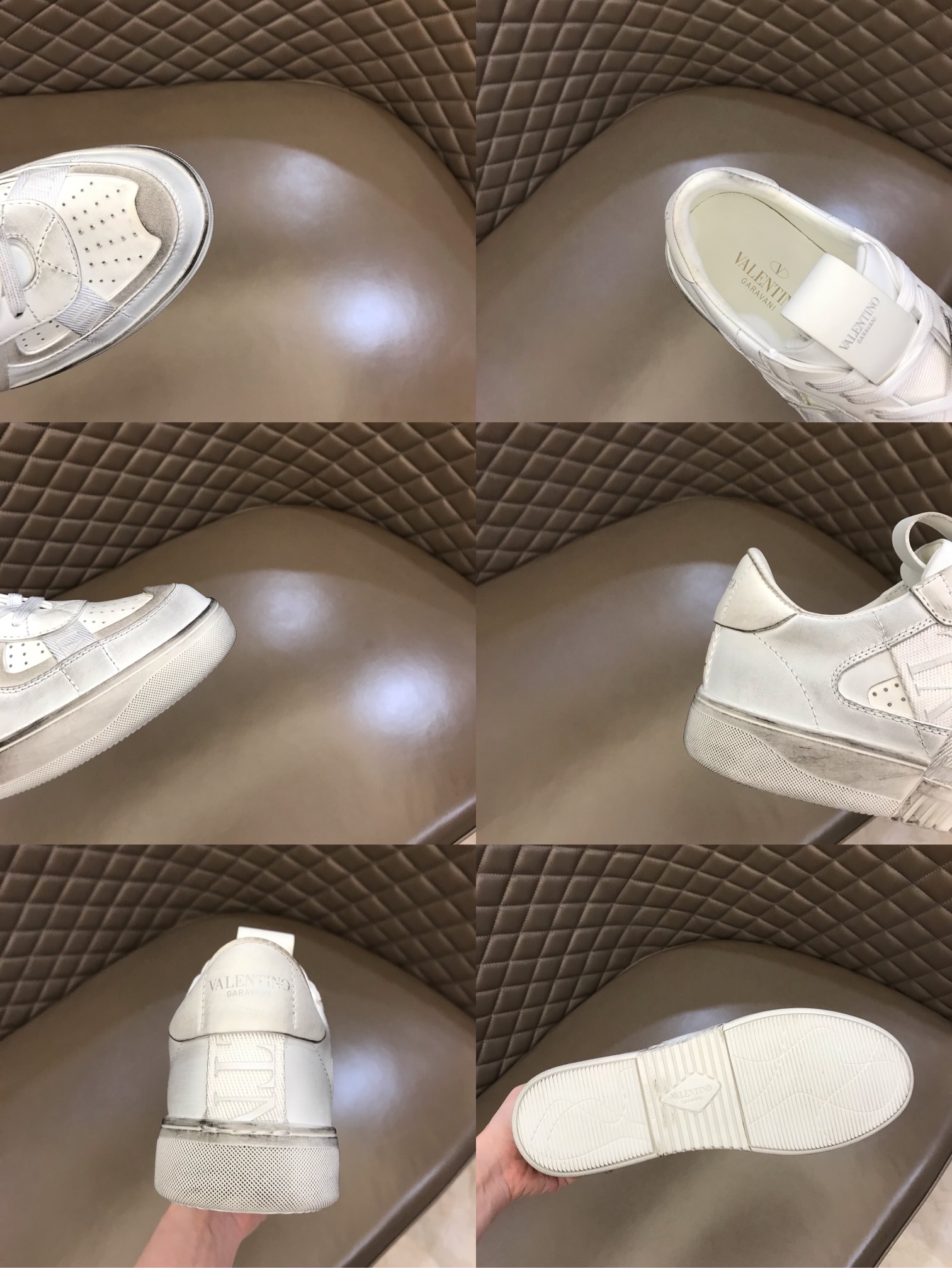 Valentino Sneaker Low-Top Calfskin in White