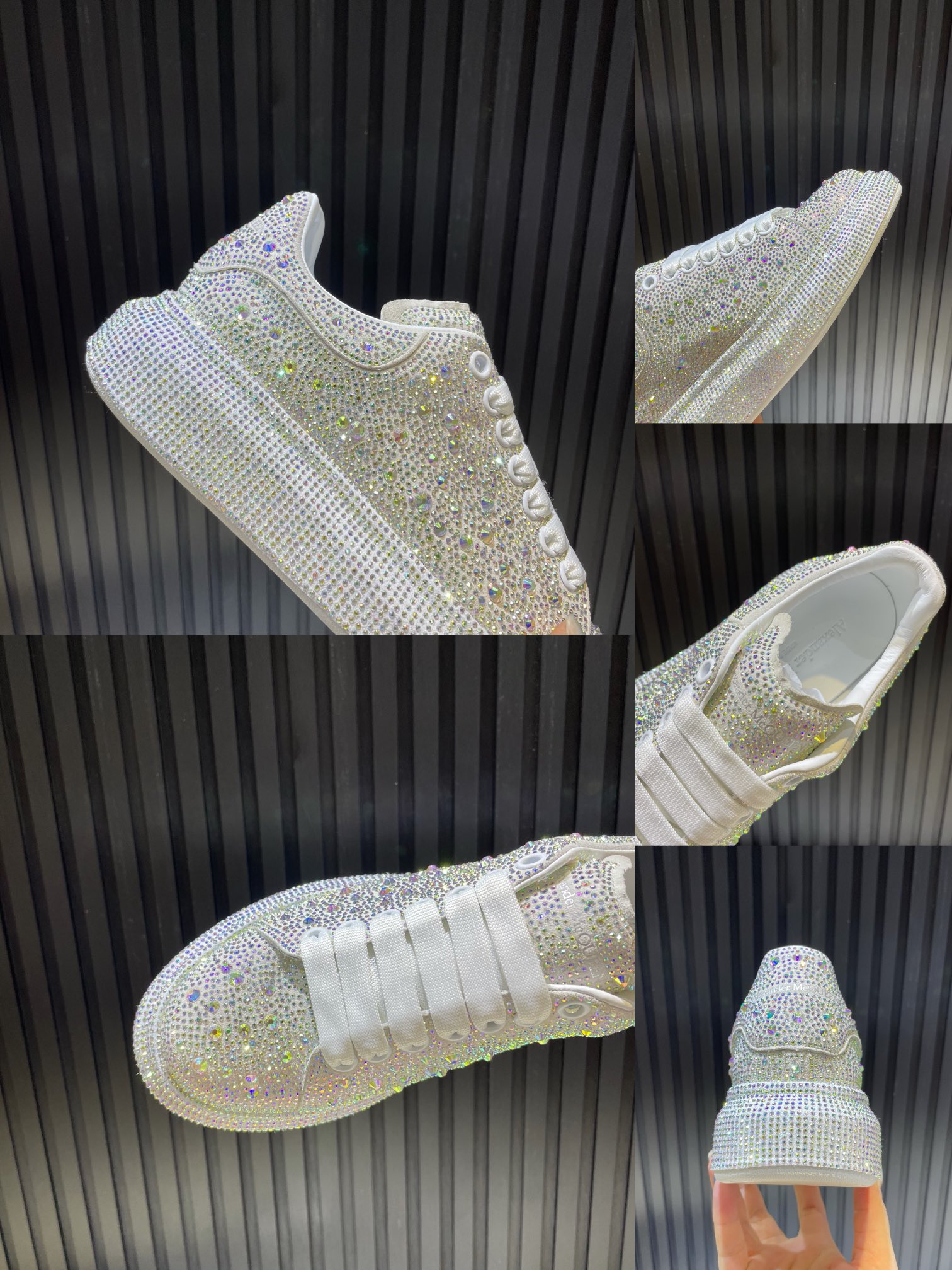 Alexander McQueen Sneaker Oversized Crystal