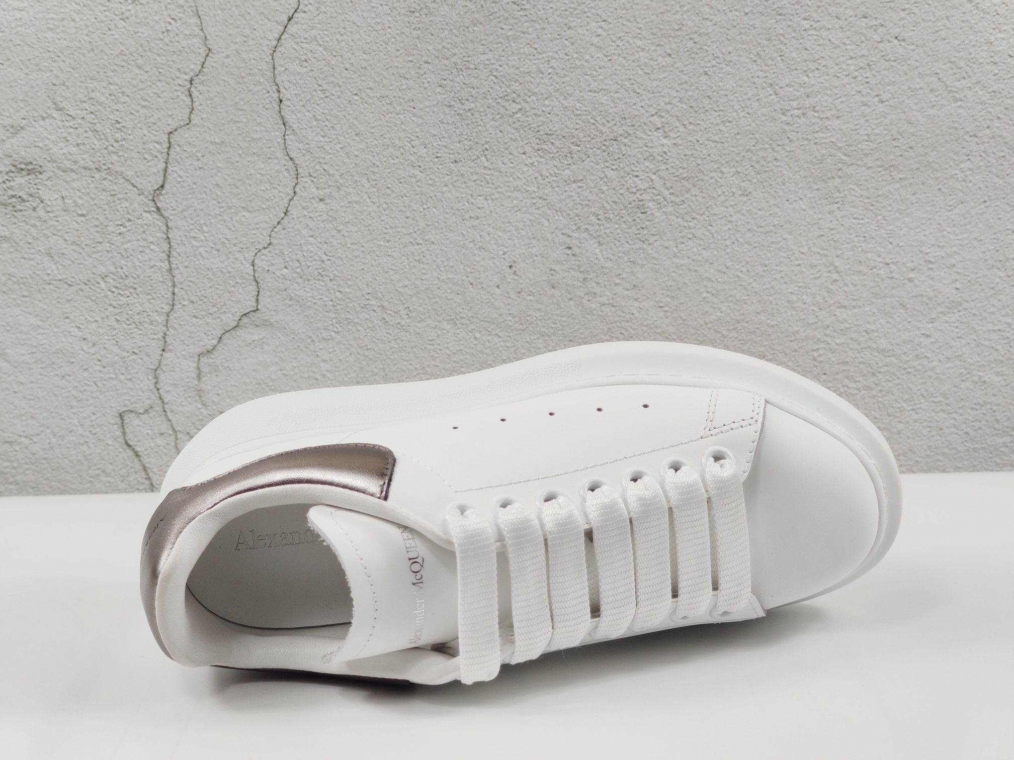 Alexander McQueen Oversized Sneaker White Sole